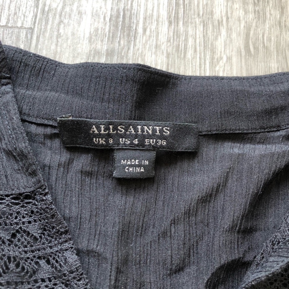 All saints light weight blouse, good beach coverup
